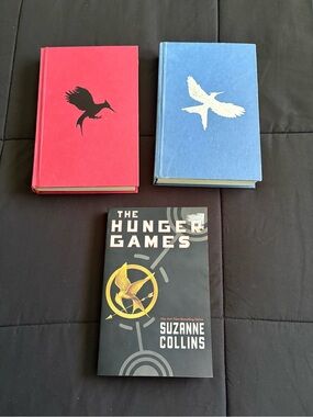 The Hunger Games Trilogy Styled Books with Mockingjay Covers